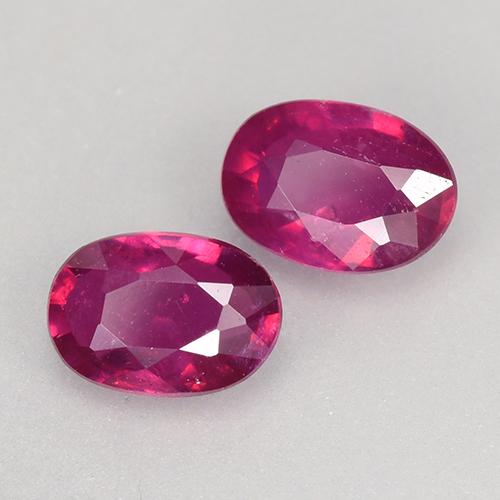 自然派の商品を探す 1.29ct パープルレッド ルビー 宝石, オーバルカット, マダガスカル からGemSelectで. 在庫あり、世界各国へ発送!