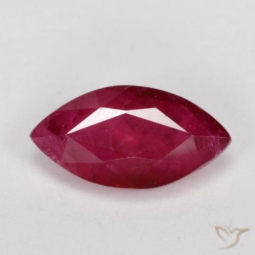 1.08ct 天然 ディープレッド ルビー, マーキーズ, VS-SI