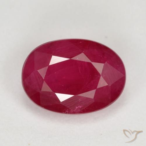 1.16ct 天然 濃い紅 ルビー, 楕円形, VS-SI