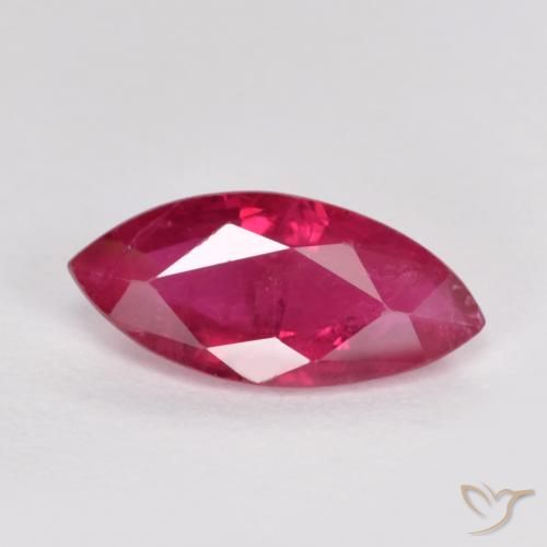 1.03ct 天然 薄いレッド ルビー, マーキーズ, SI