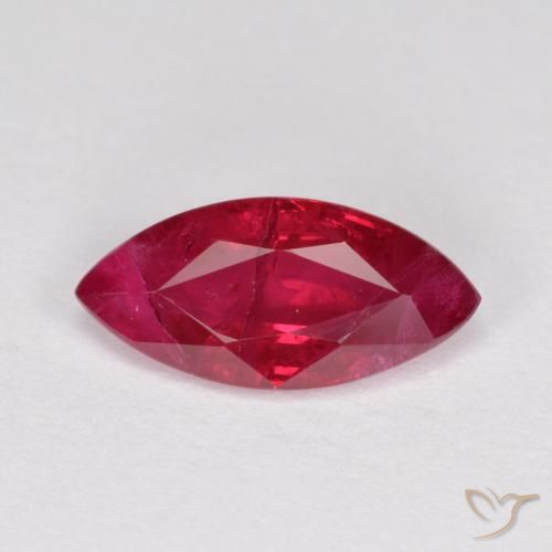 1.17ct 天然 ジャム・レッド ルビー, マーキーズ, SI