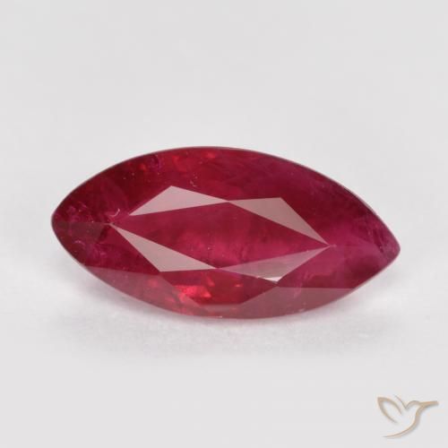 1.06ct 天然 ミディアムレッド ルビー, マーキーズ, SI