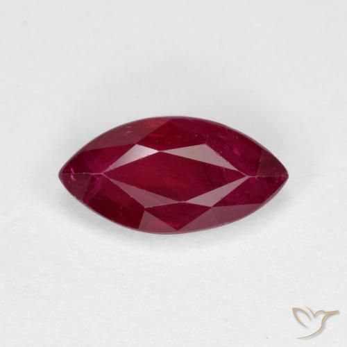 1.06ct 天然 ディープレッド ルビー, マーキーズ, VS-SI