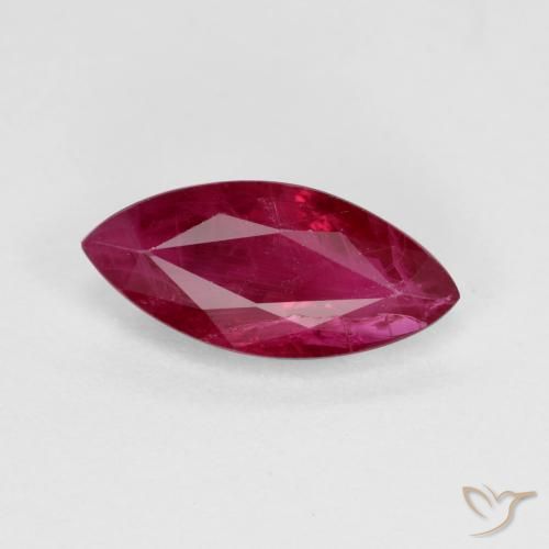 1.20ct 天然 ディープレッド ルビー, マーキーズ, VS-SI