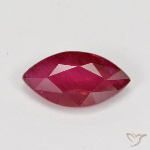 1.07ct 天然 ブラッドレッド ルビー, マーキーズ, VS-SI