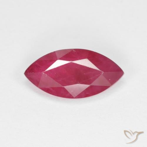 1.50ct 天然 濃い紅 ルビー, マーキーズ, VS-SI