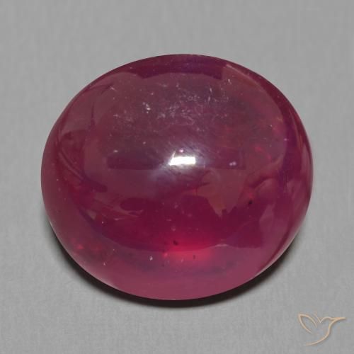 15.49ct 天然 ワインレッド ルビー, 楕円形, 半透明