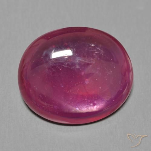 15.86ct 天然 ワインレッド ルビー, 楕円形, 半透明