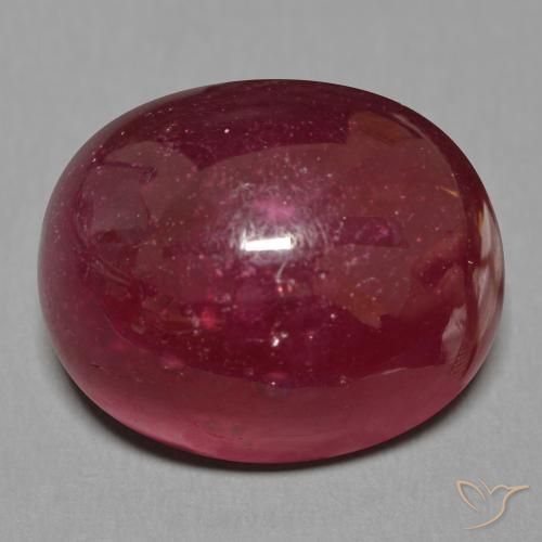 29.19ct 天然 ワインレッド ルビー, 楕円形, 半透明