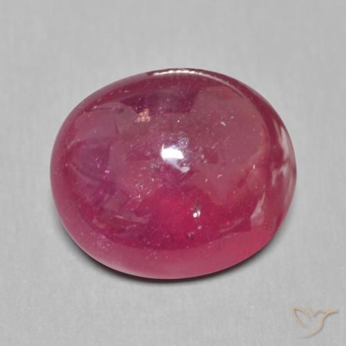 11.05ct 天然 ダークレッド ルビー, 楕円形, 半透明