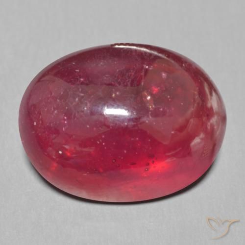 14.77ct 天然 ワインレッド ルビー, 楕円形, 半透明