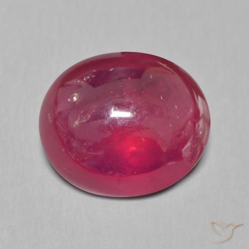 9.88ct 天然 ディープレッド ルビー, 楕円形, 半透明