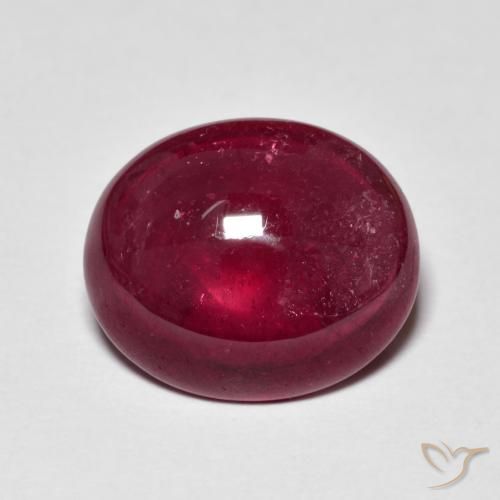 7.91ct 天然 ワインレッド ルビー, 楕円形, 半透明