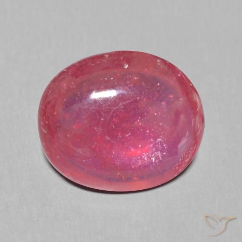 6.72ct 天然 ディープレッド ルビー, 楕円形, 半透明