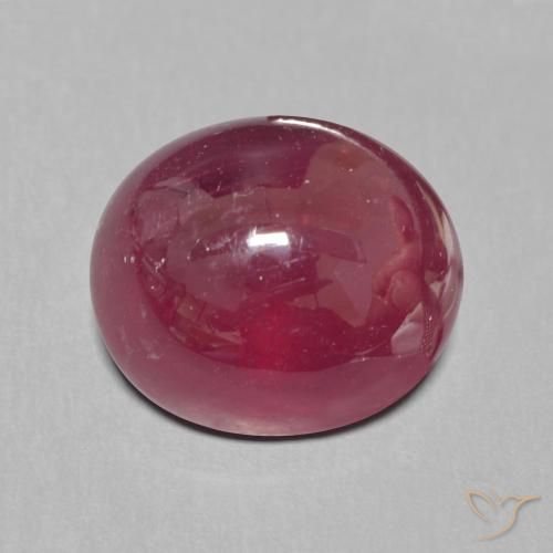 9.18ct 天然 ディープレッド ルビー, 楕円形, 半透明