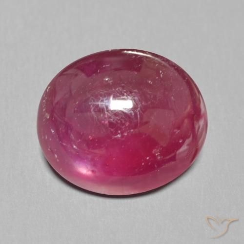 11.99ct 天然 ダークレッド ルビー, 楕円形, 半透明