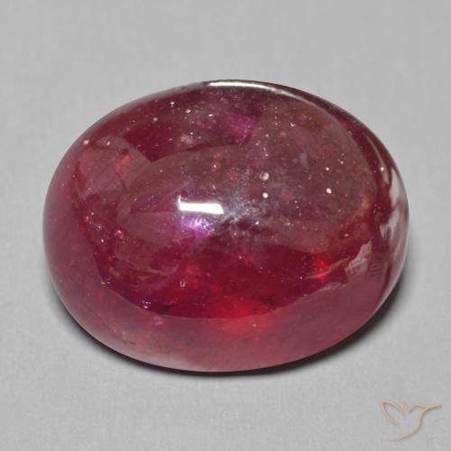 25.56ct 天然 ディープレッド ルビー, 楕円形, 半透明