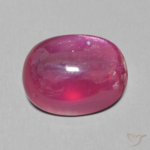 12.66ct 天然 ピンクがかったレッド ルビー, 楕円形, 半透明