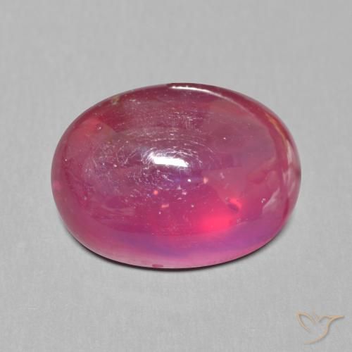 13.54ct 天然 薄いレッド ルビー, 楕円形, 半透明