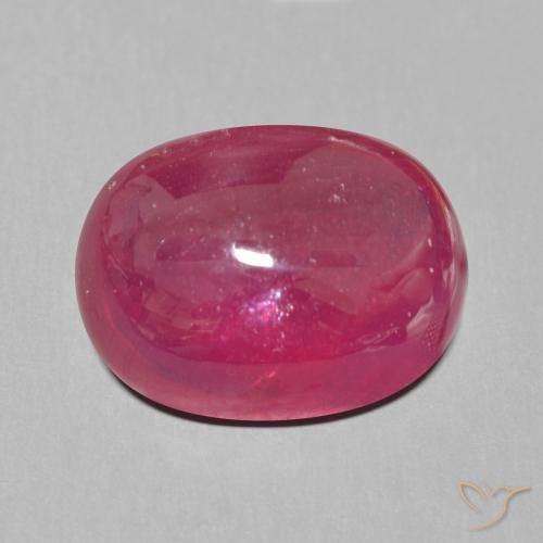 14.48ct 天然 ダークレッド ルビー, 楕円形, 半透明