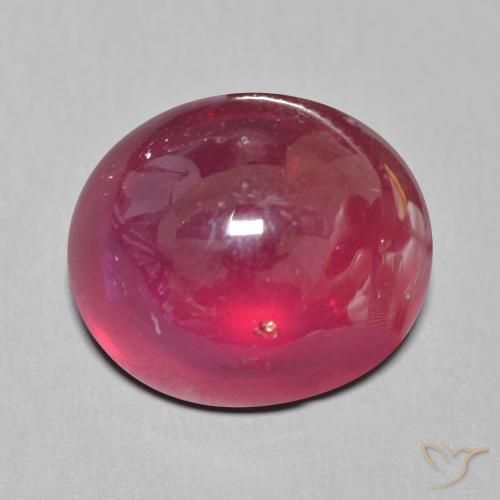 19.95ct 天然 ブラッドレッド ルビー, 楕円形, 半透明