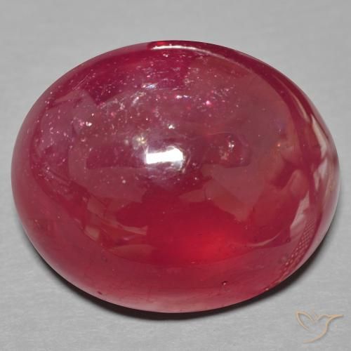23.10ct 天然 ダークレッド ルビー, 楕円形, 半透明