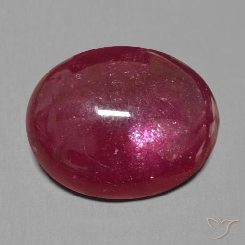 17.52ct 天然 ディープレッド ルビー, 楕円形, 半透明