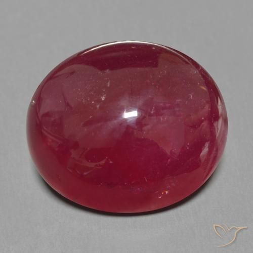 27.86ct 天然 ディープレッド ルビー, 楕円形, 半透明