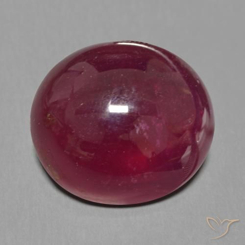 19.10ct 天然 ディープレッド ルビー, 楕円形, 半透明