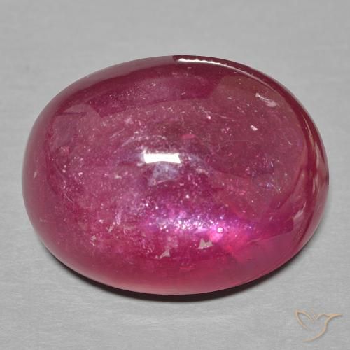 18.86ct 天然 濃いレッドワイン ルビー, 楕円形, 半透明