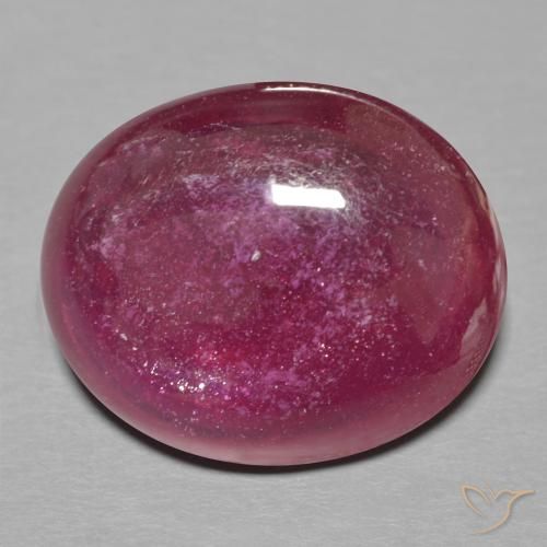 15.15ct 天然 ディープレッド ルビー, 楕円形, 半透明