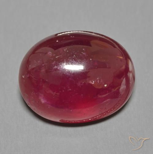 22.73ct 天然 ディープレッド ルビー, 楕円形, 半透明