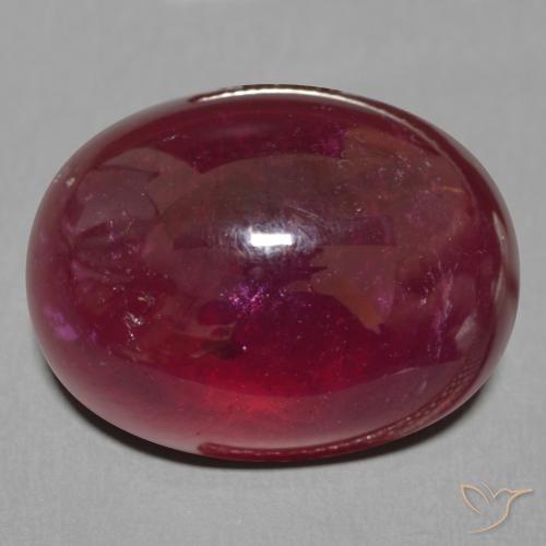 18.30ct 天然 ディープレッド ルビー, 楕円形, 半透明