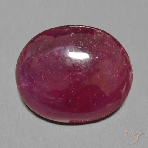 19.04ct 天然 ディープレッド ルビー, 楕円形, 半透明