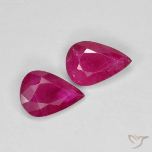 Shop natural 1.22ct ピンクがかったレッド ルビー gems, 洋梨の形, from ミャンマー at GemSelect. In stock, global shipping!
