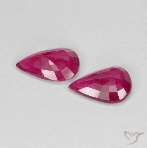Shop natural 1.22ct ピンクがかったレッド ルビー gems, 洋梨の形, from ミャンマー at GemSelect. In stock, global shipping!