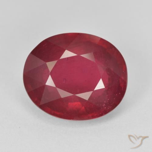 9.16ct 天然 ブラッドレッド ルビー, 楕円形, VS