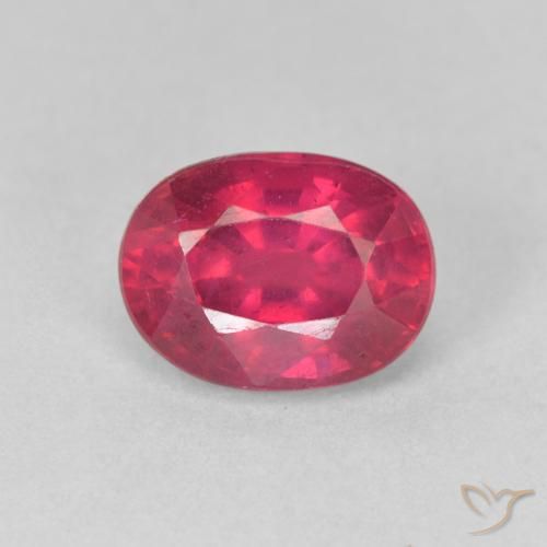 2.11ct 天然 ジャム・レッド ルビー, 楕円形, VS