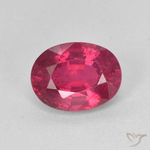 1.94ct 天然 濃い赤みがかったピンク ルビー, 楕円形, VS