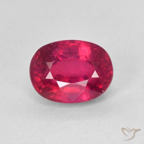 2.17ct 天然 濃い紅 ルビー, 楕円形, VS