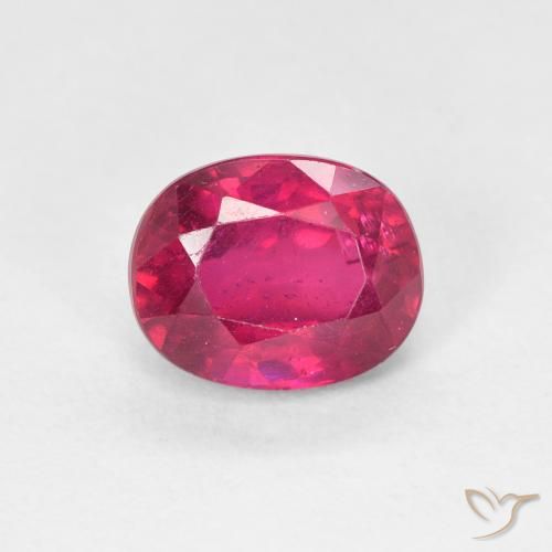 1.91ct 天然 薄いレッド ルビー, 楕円形, VS
