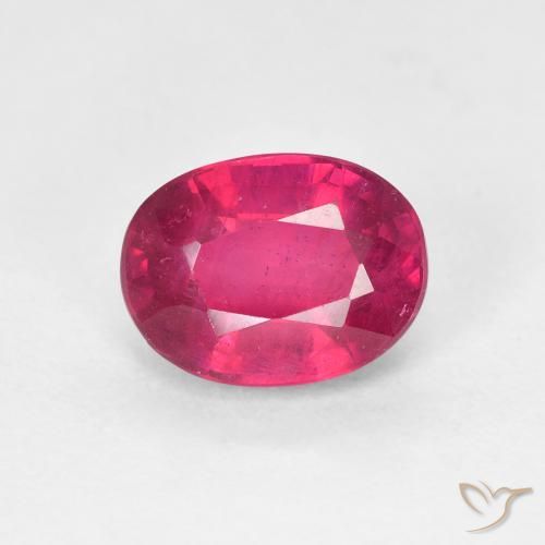 1.88ct 天然 ジャム・レッド ルビー, 楕円形, VS