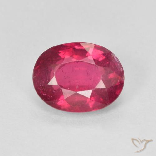1.80ct 天然 薄いレッド ルビー, 楕円形, VS-SI