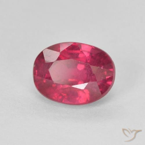 1.94ct 天然 薄いレッド ルビー, 楕円形, VS-SI