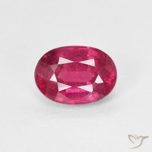 1.21ct 天然 薄いレッド ルビー, 楕円形, VS