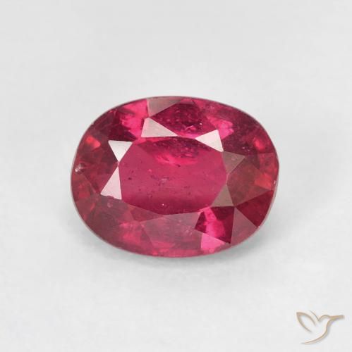 2.04ct 天然 ジャム・レッド ルビー, 楕円形, VS