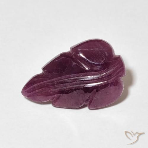 3.55ct 天然 パープルレッド ルビー, ファンシー, オペーク