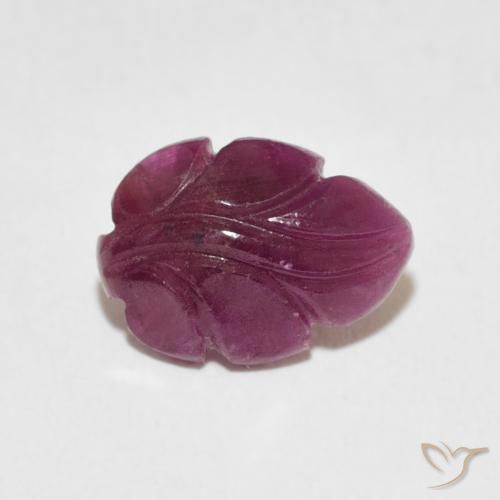 2.37ct 天然 赤みがかったパープル ルビー, ファンシー, オペーク