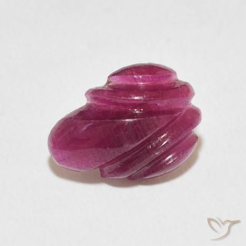 2.88ct 天然 ミディアムパープル ルビー, ファンシー, オペーク