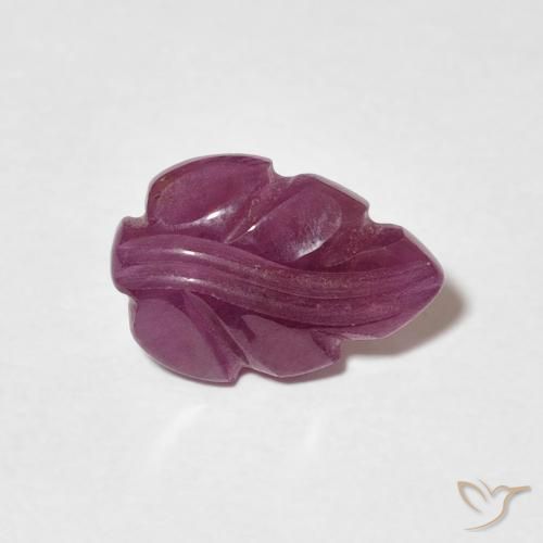 1.89カラットの天然Medium Dark-Purpleルビー、ファンシー、オペーク
